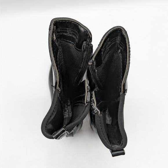 Michael Kors Little Girls Size 6 Lil Winnie Black Half-Calf Boot Toddler - Picture 15 of 15